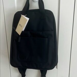 BEIS Expandable Backpack in Black